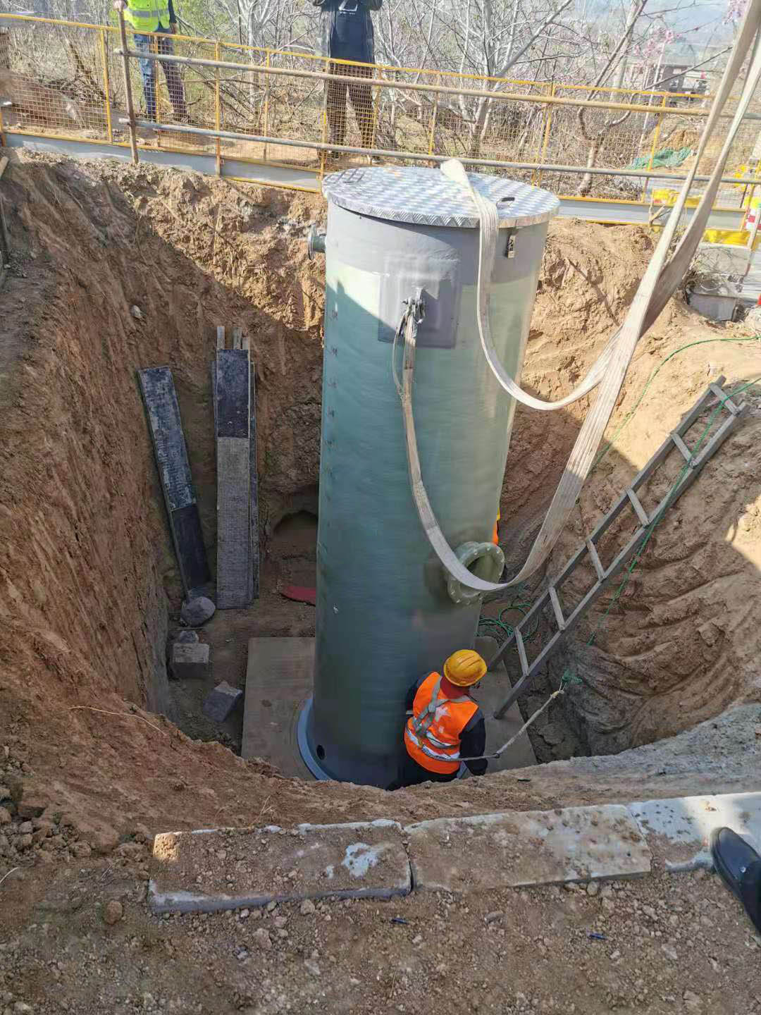 洪洞濟南市農(nóng)村一體化預制泵站案例